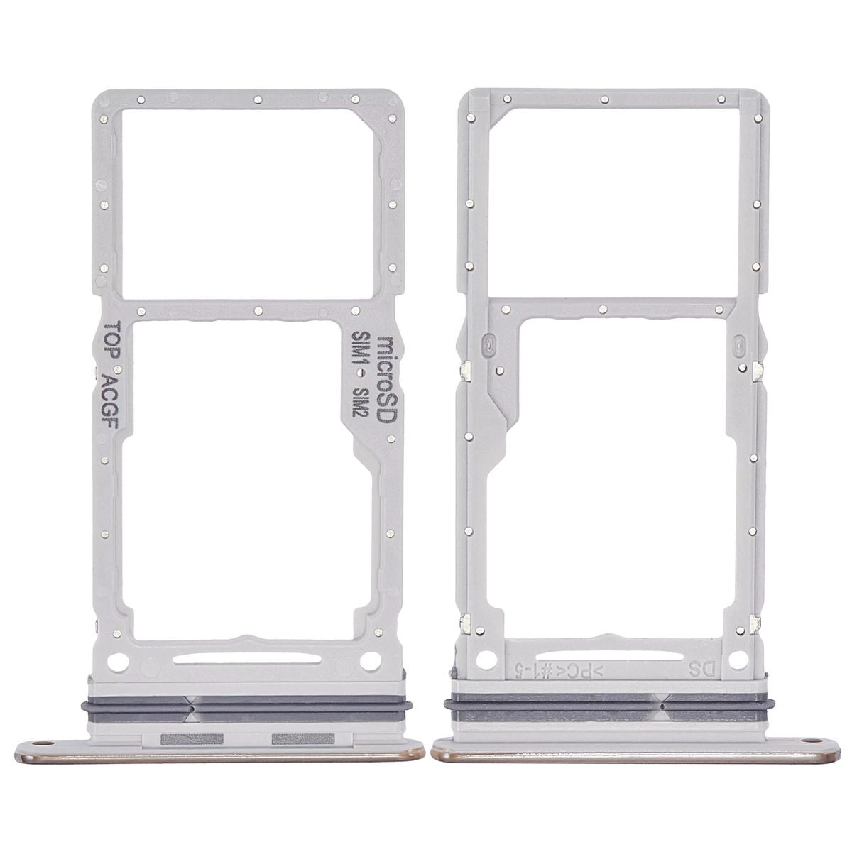 Dual Sim Card Tray Compatible For Samsung Galaxy A73 5G Replacement (A736 / 2022) (White)