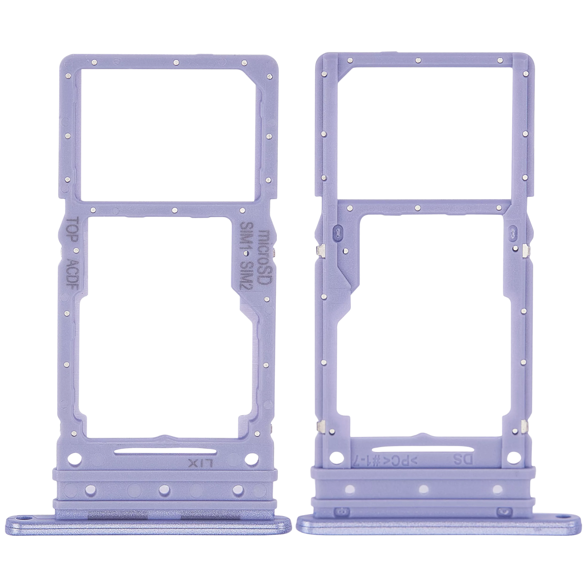Dual Sim Card Tray Compatible For Samsung Galaxy A34 (A346 / 2023) (Violet)