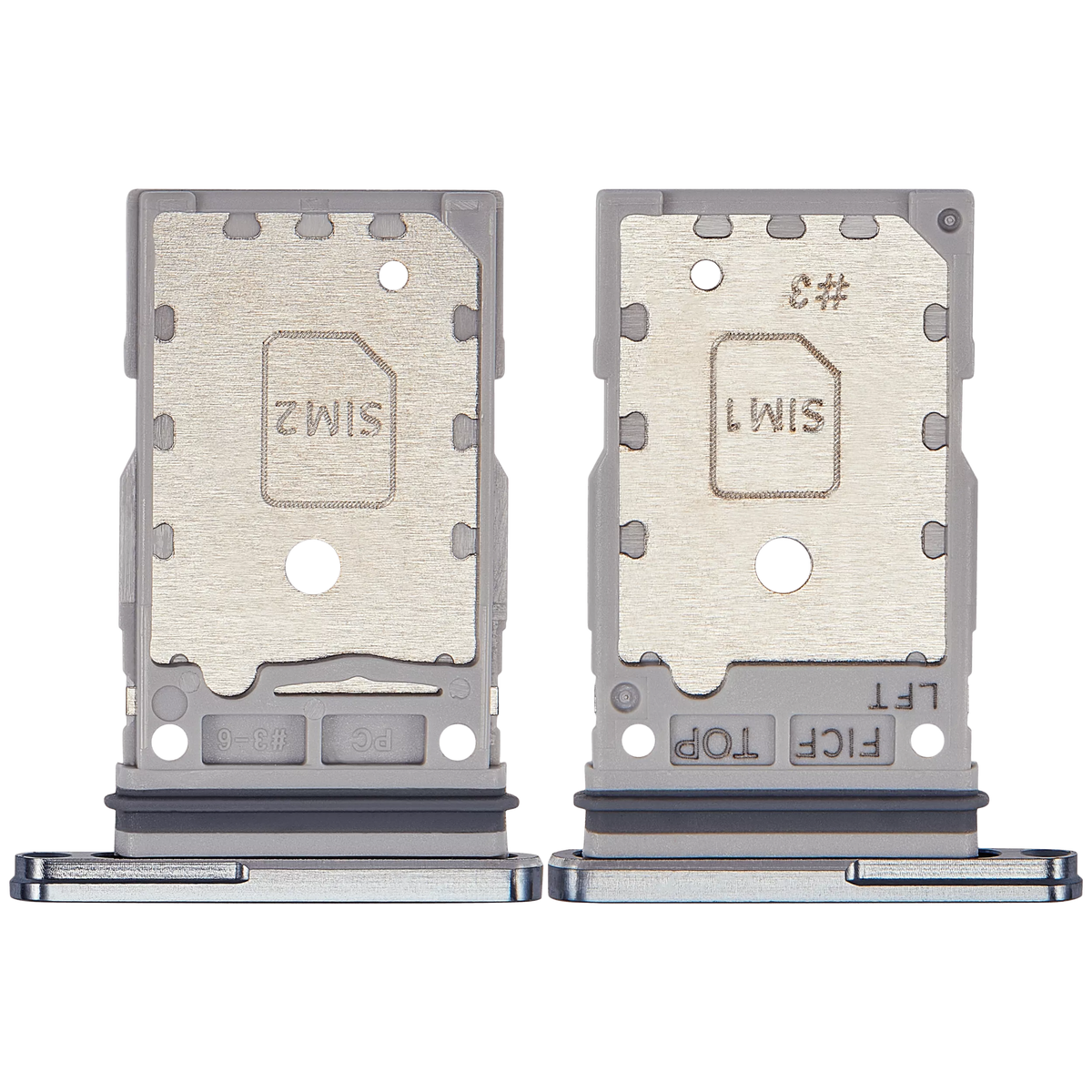 Dual Sim Card Tray Compatible For Samsung Galaxy Z Fold 4 Replacement (F936) (Graygreen)