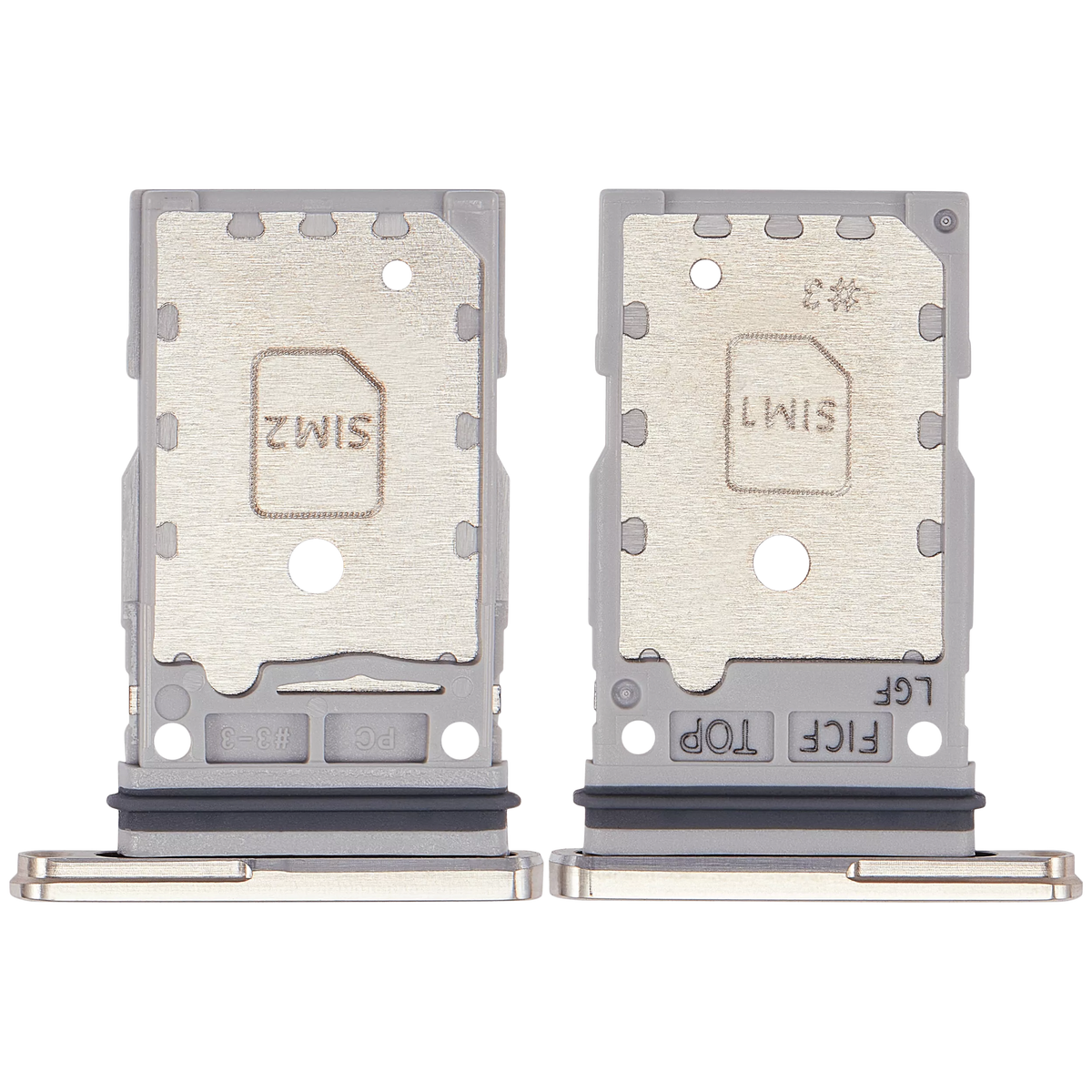 Dual Sim Card Tray Compatible For Samsung Galaxy Z Fold 4 Replacement (F936) (Beige)