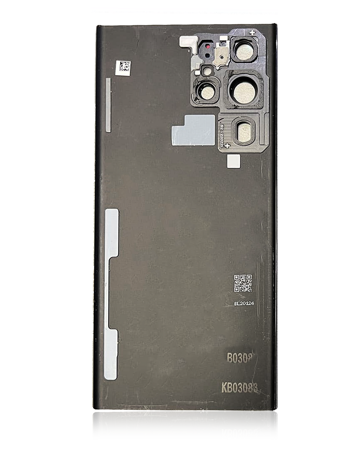 Replacement Back Cover Glass With Camera Lens Compatible Samsung Galaxy S22 Ultra (Service Pack) (White)