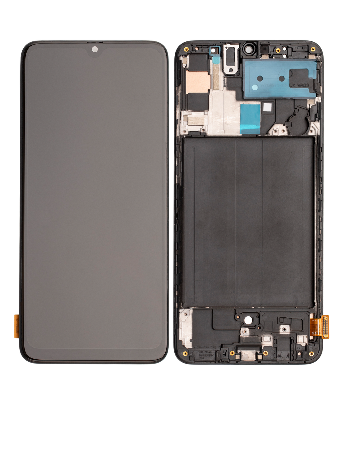 Replacement LCD Assembly With Frame Compatible For Samsung Galaxy A70 (A705 / 2019) (Without Fingerprint Scanner) (Aftermarket: Incell) (All Colors)