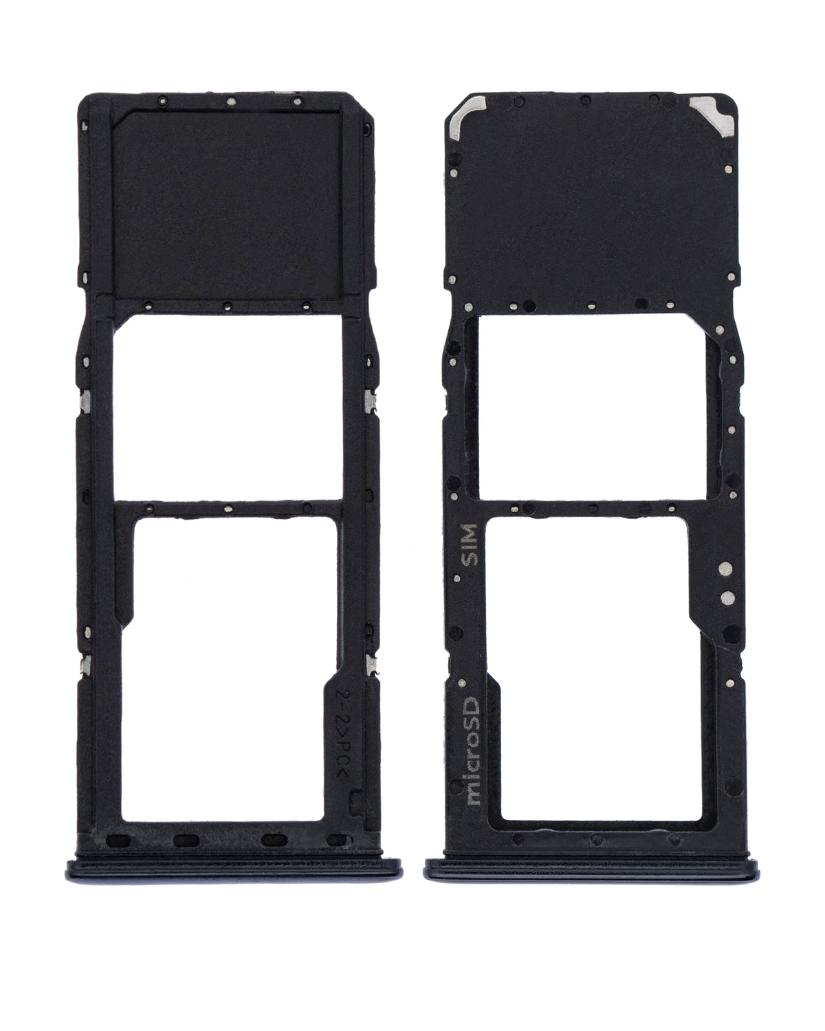 Single Sim Card Tray Replacement Compatible For Samsung Galaxy A70 (A705 / 2019) (Black)