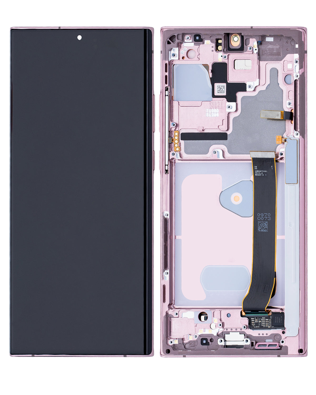 Replacement OLED Assembly With Frame Compatible For Samsung Galaxy Note 20 Ultra 5G (Service Pack) (Mystic Bronze)