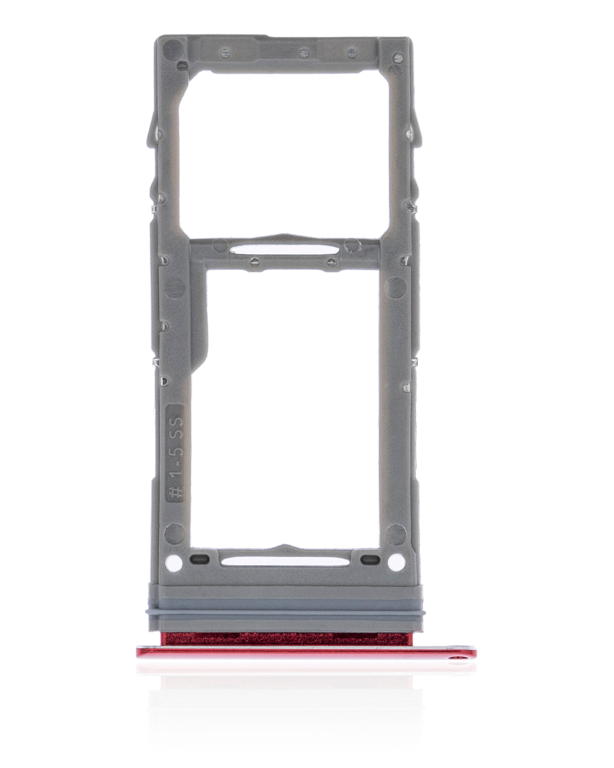 Single Sim Card Tray Compatible For Samsung Galaxy Note 10 Lite Replacement (Aura Red)