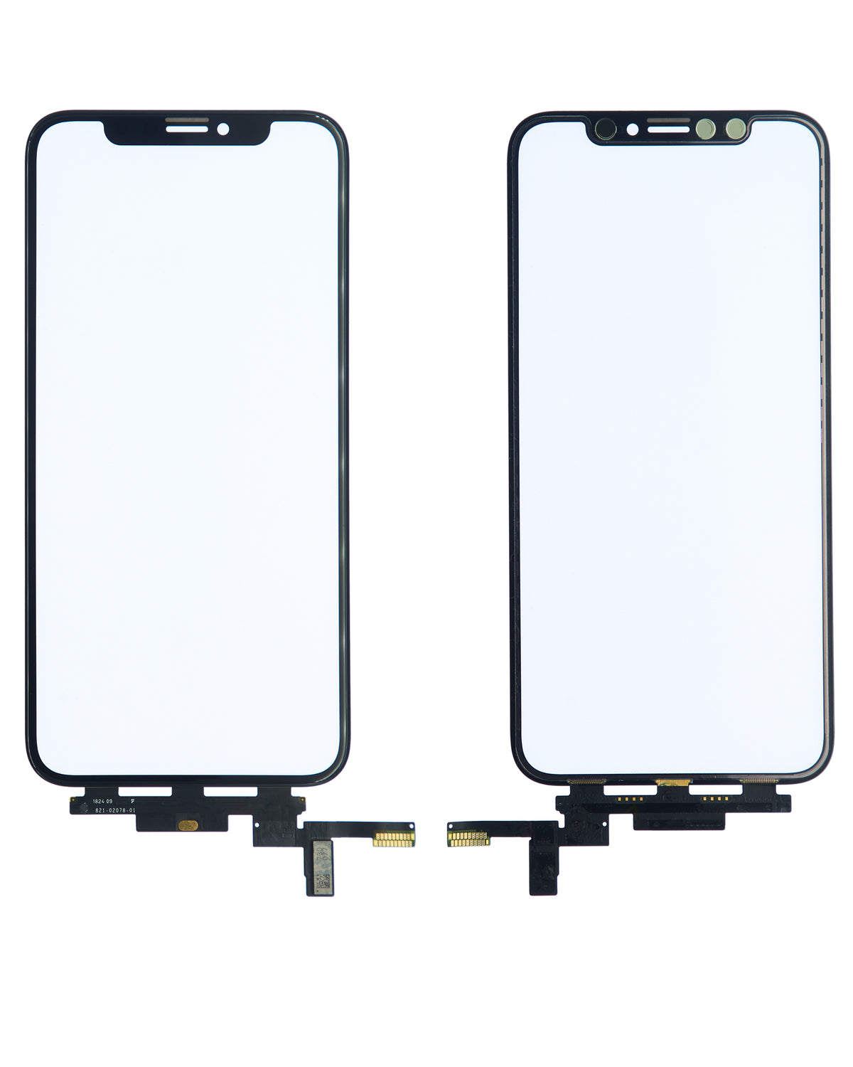 4 in 1 Short Flex (Digitizer Touch With Glass + OCA + Frame Pre-installed) Compatible For iPhone XS (OCA Master)