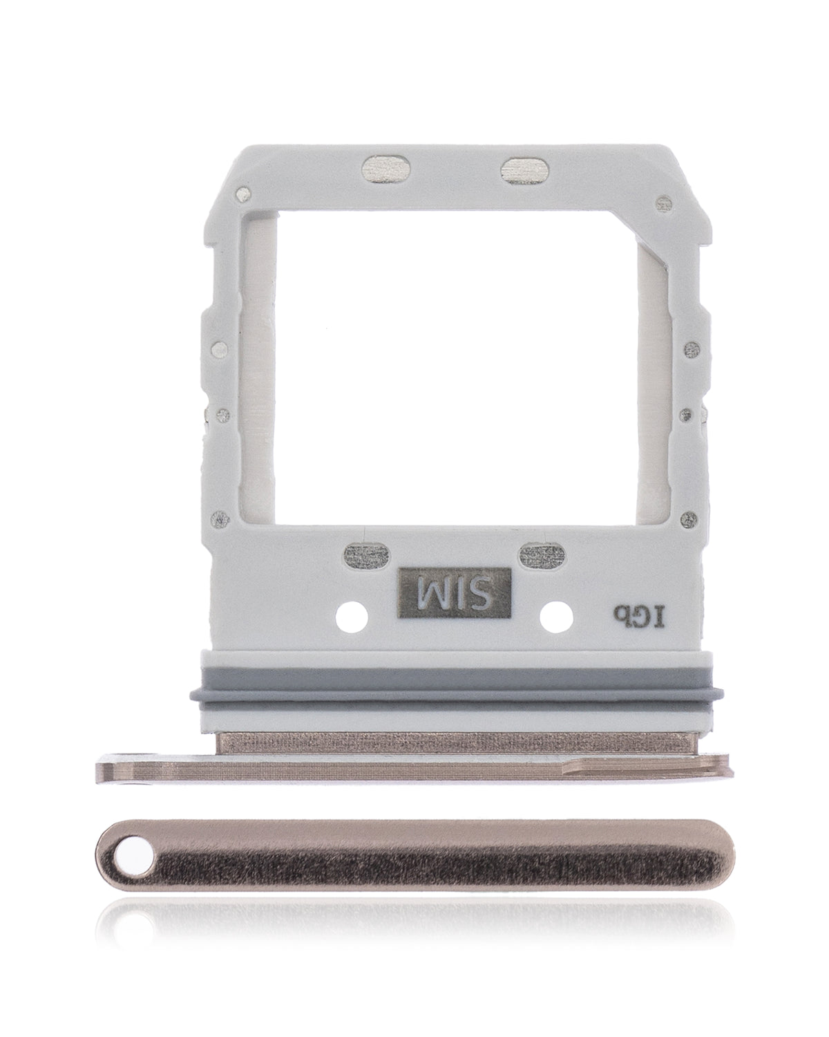 Single Sim Card Tray Compatible For Samsung Galaxy S10 5G Replacement (Royal Gold)