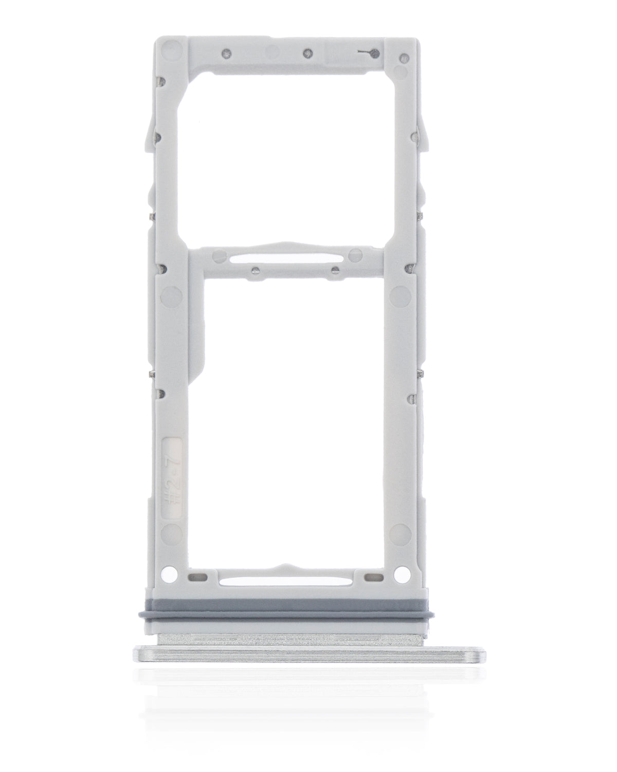 Dual Sim Card Tray Compatible For Samsung Galaxy S10 Lite Replacement by Macfactory.Store(Prism White)