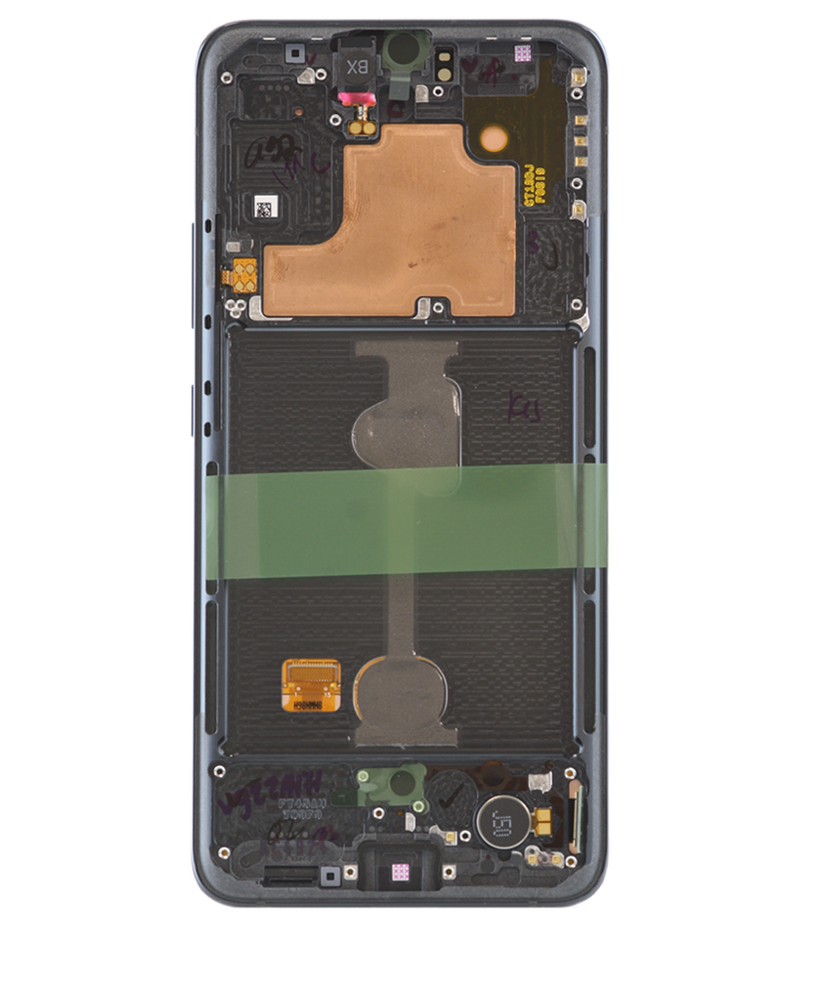 Replacement OLED Assembly With Frame Compatible For Samsung Galaxy A90 5G (A908 / 2019) (Service Pack) (Black)