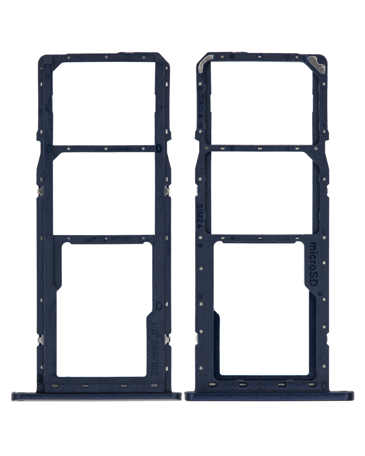 Dual Sim Card Tray Compatible For Samsung Galaxy A01 (A015 / 2020) (Blue)