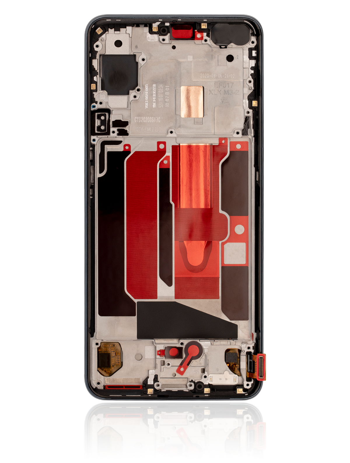 Replacement OLED Assembly With Frame Compatible For OnePlus Nord (Refurbished) (Gray Onyx)