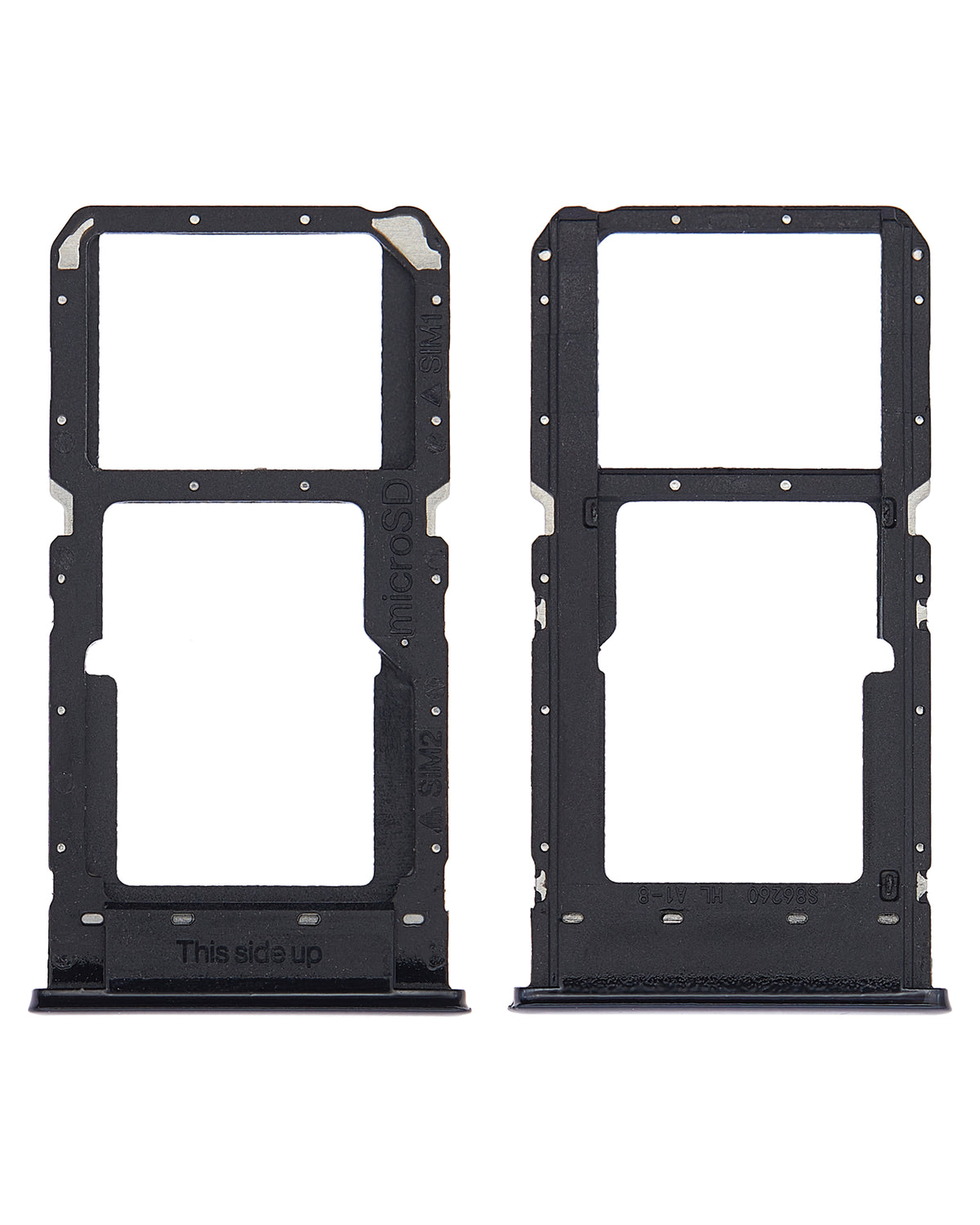 Replacement Dual Sim Card Tray Compatible For OnePlus Nord N10 5G (Midnight Ice)