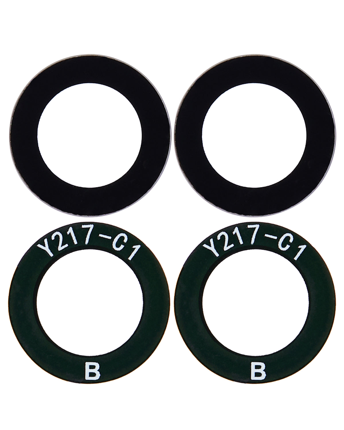 Replacement Back Camera Lens (Glass Only) With Adhesive Compatible For OnePlus 9R (All Colors) (2 Piece Set)