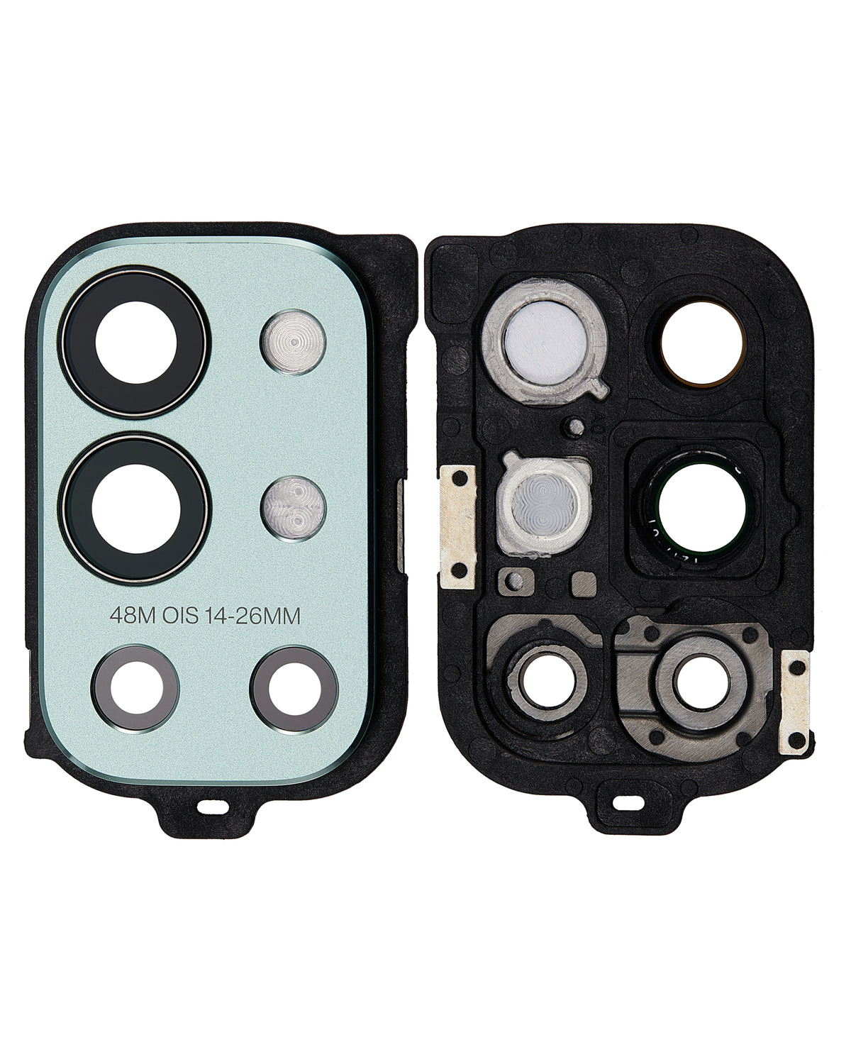 Back Camera Lens With Bracket Compatible For OnePlus 9R Replacement by macfactory.in (Green)