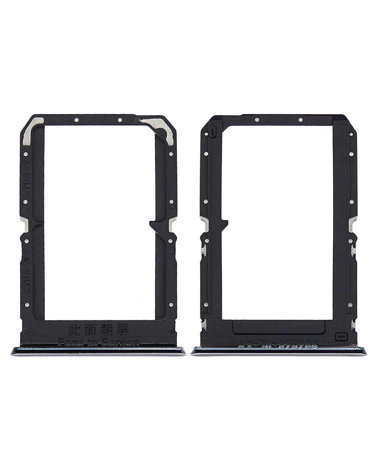 Replacement Dual Sim Card Tray Compatible For OnePlus Nord CE 5G (Silver Ray)