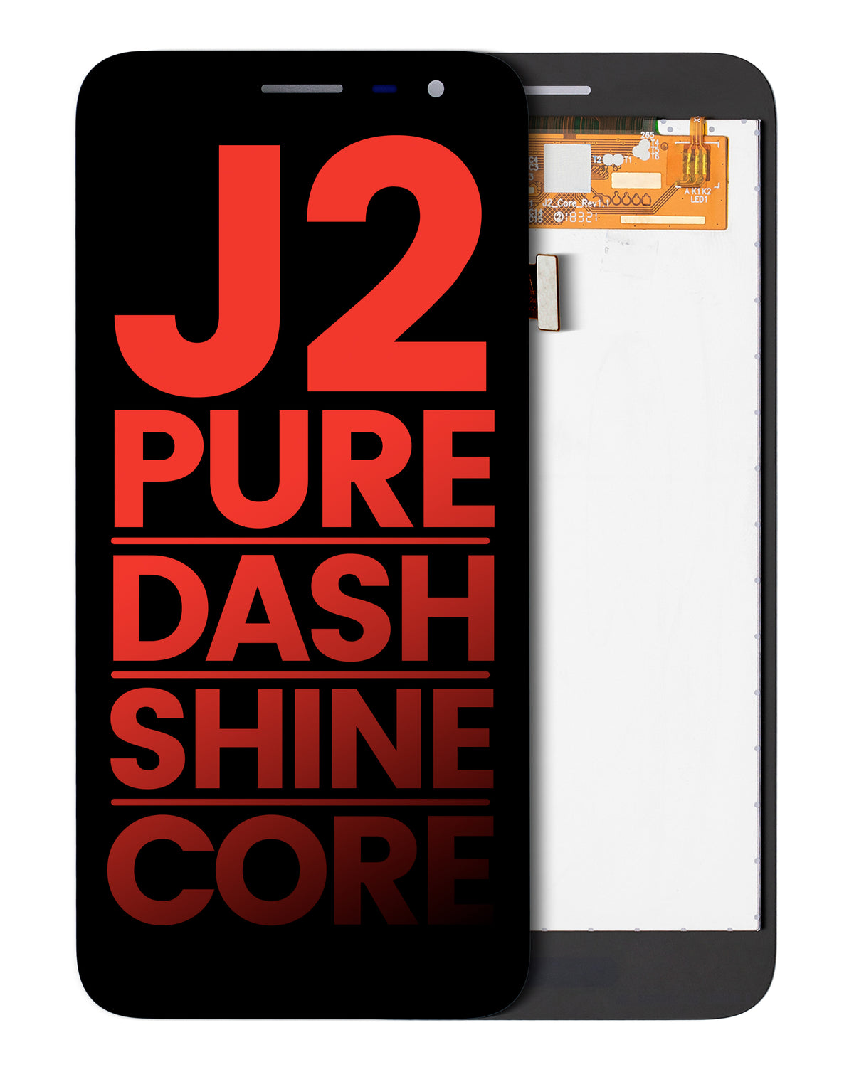 LCD Assembly Without Frame Compatible For Samsung Galaxy J2 Pure / Dash / Shine / Core (J260 / 2018) (Aftermarket Plus: Incell) (All Colors)