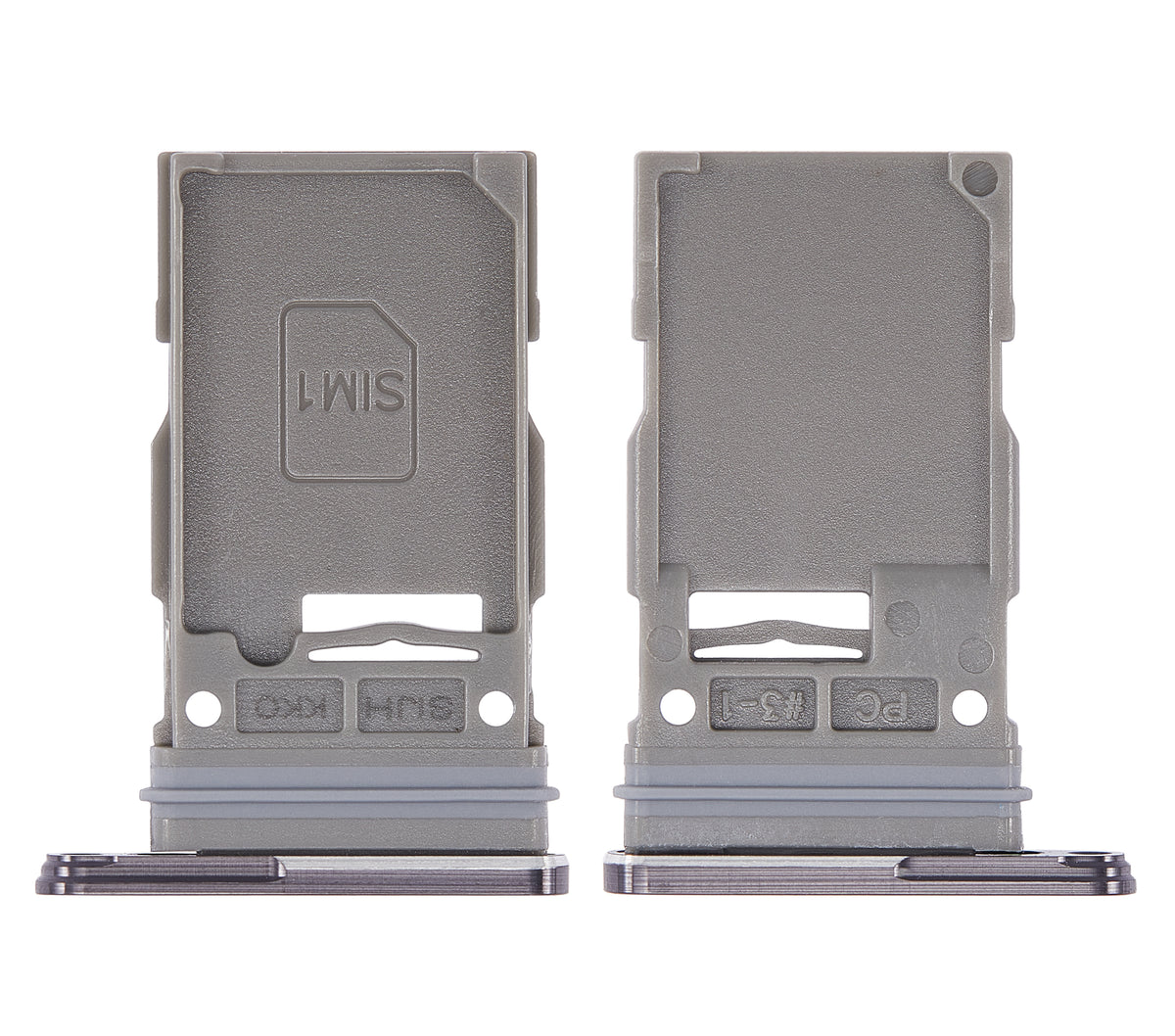 Replacement Single Sim Card Tray Compatible For Samsung Galaxy S22 Ultra 5G by MacFactory.Store (Phantom Black)