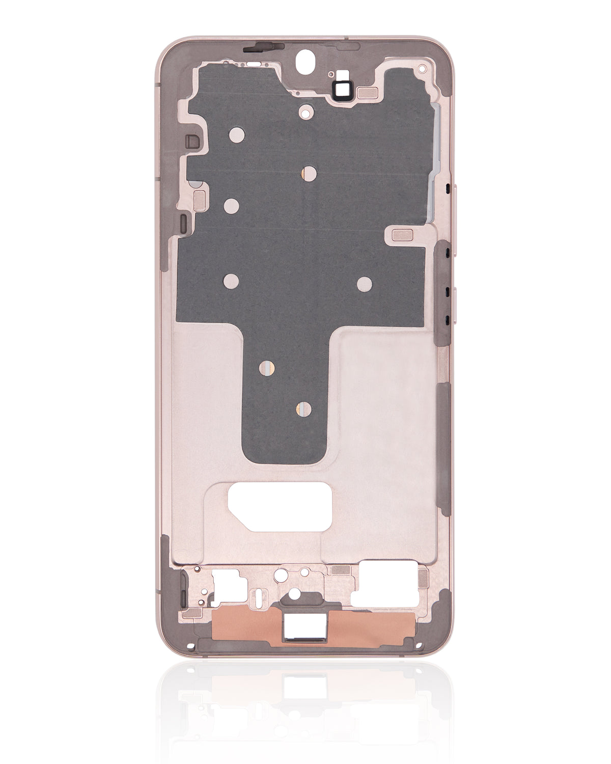 Mid-Frame Housing Compatible For Samsung Galaxy S22 Plus 5G Replacement (International Version) (Pink Gold)