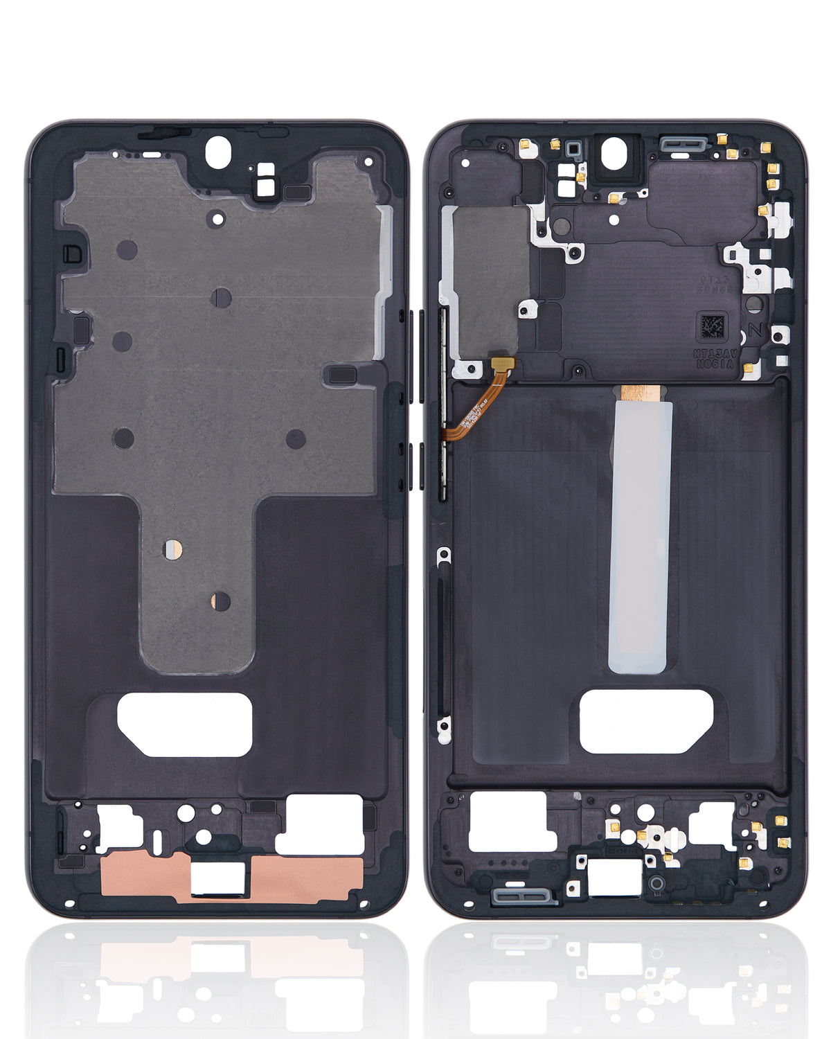 Mid-Frame Housing Compatible For Samsung Galaxy S22 Plus 5G Replacement (US & International Version) (Phantom Black)