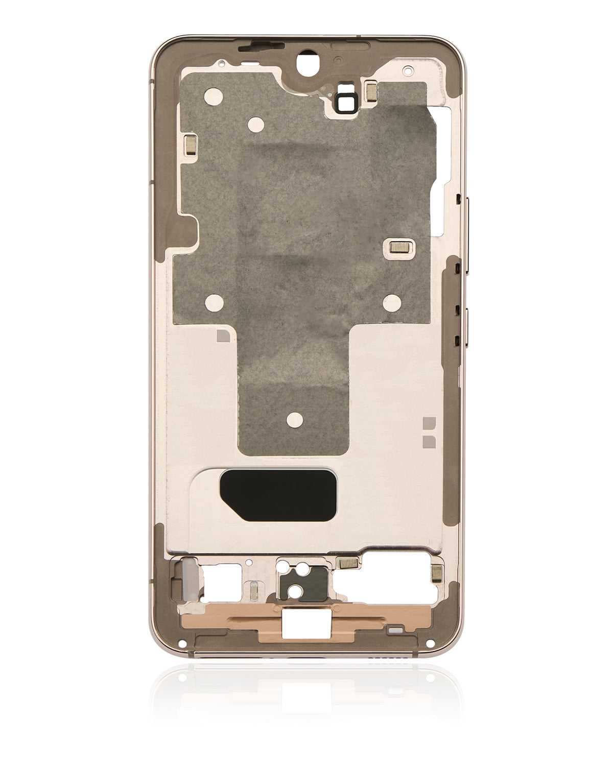 Mid-Frame Housing Compatible For Samsung Galaxy S22 5G Replacement by Macfactory.Store (International Version) (Pink Gold)