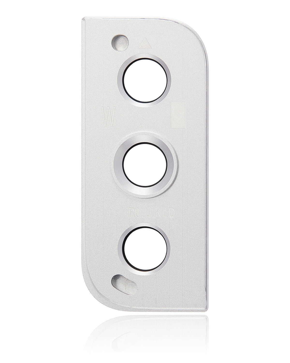 Back Camera Lens With Bezel Ring Compatible For Samsung Galaxy S22 / S22 Plus Replacement (White)