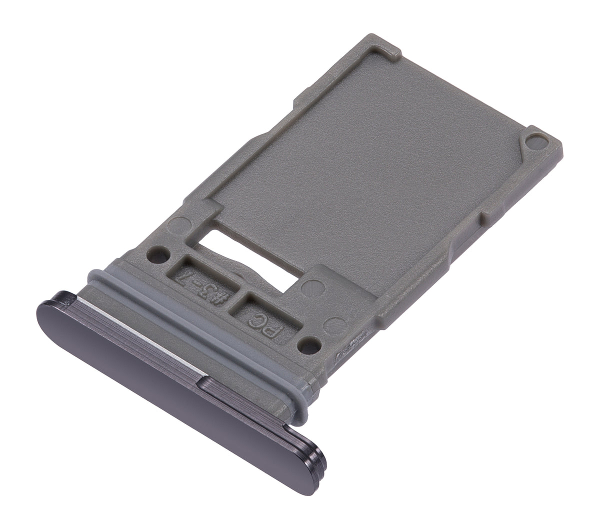 Single Sim Card Tray Compatible For Samsung Galaxy S22 5G / S22 Plus 5G (Phantom Black)