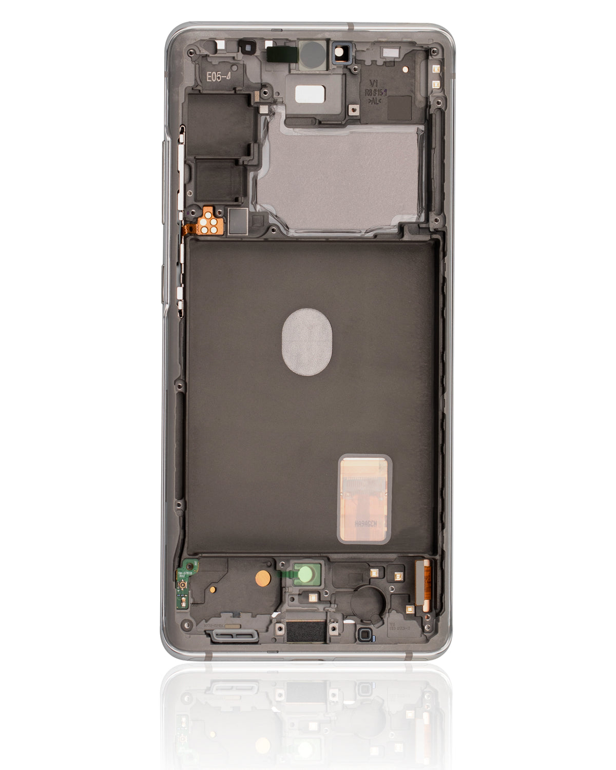 Replacement OLED Assembly With Frame Compatible For Samsung Galaxy S20 FE 4G / 5G (Refurbished) (Cloud White)