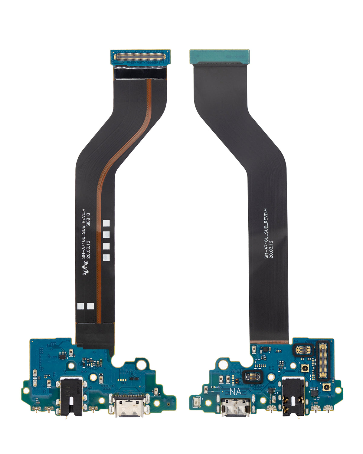 Charging Port With Headphone Jack Replacement Compatible For Samsung Galaxy A71 5G (A716U / 2020) (Premium)