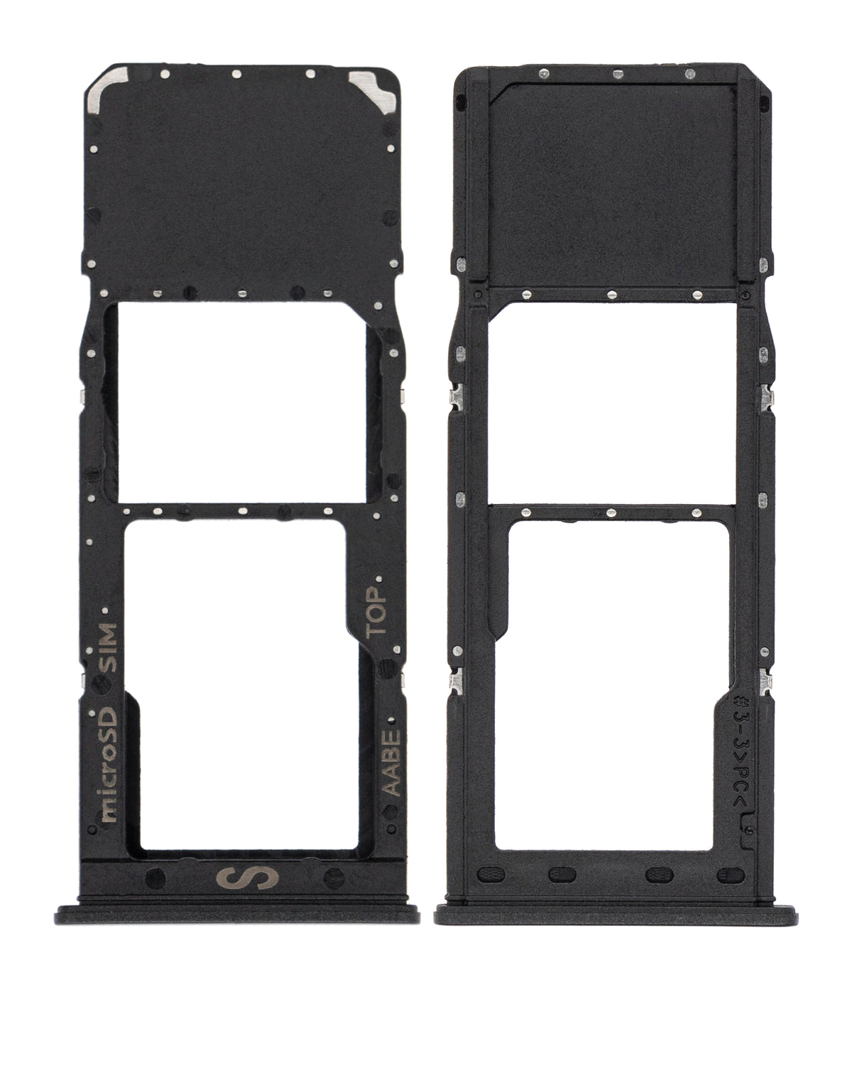 Single Sim Card Tray Compatible For Samsung Galaxy A02 (A022 / 2020) (Black)