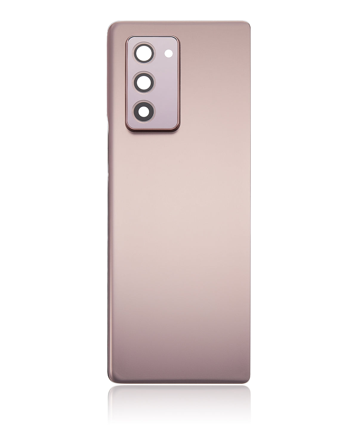 Back Cover Glass With Camera Lens Replacement Compatible For Samsung Galaxy Z Fold 2 5G (Premium) (Mystic Bronze)