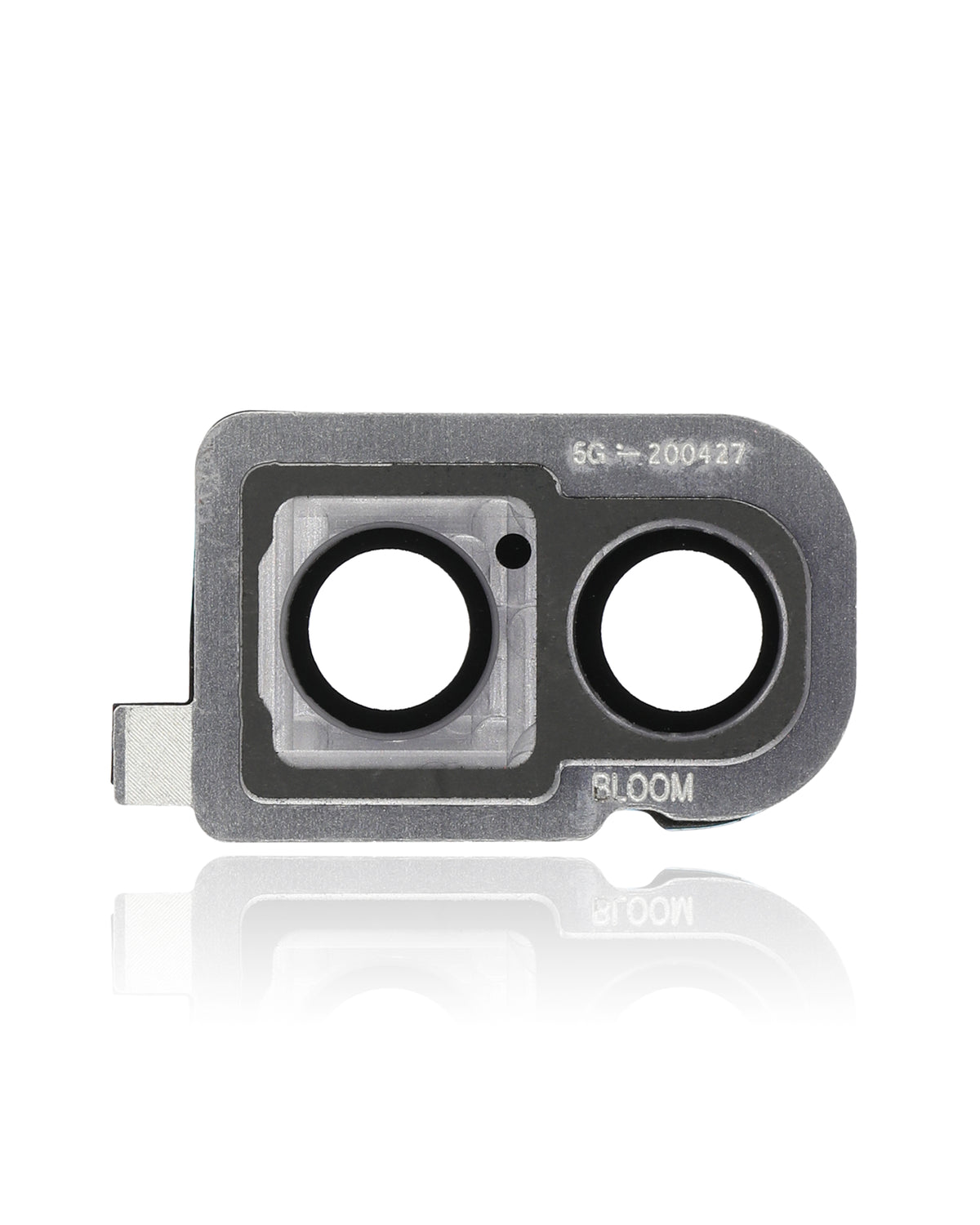 Replacement Back Camera Lens With Bracket / Bezel Compatible For Samsung Galaxy Z Flip (F700) (Gray)