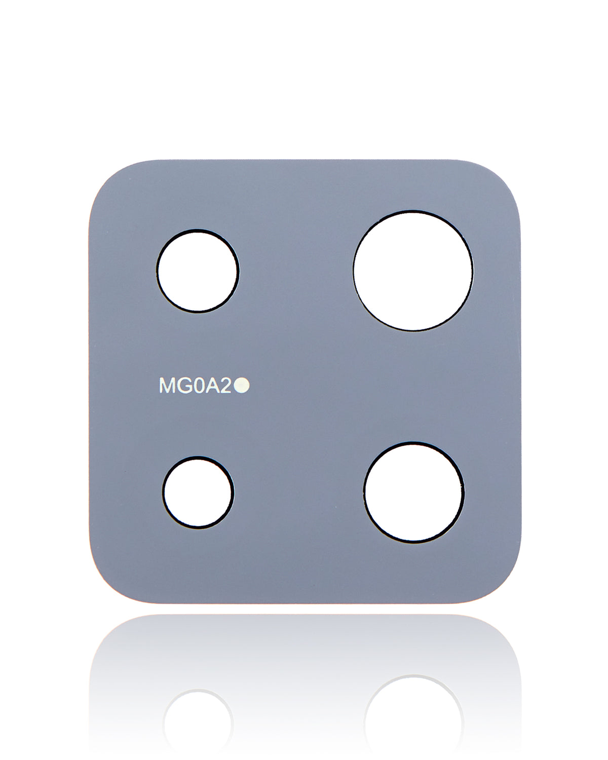 Back Camera Lens (Glass Only) With Adhesive Compatible For Samsung Galaxy A42 5G (A426 / 2020) (Prism Dot White) (10 Pack)