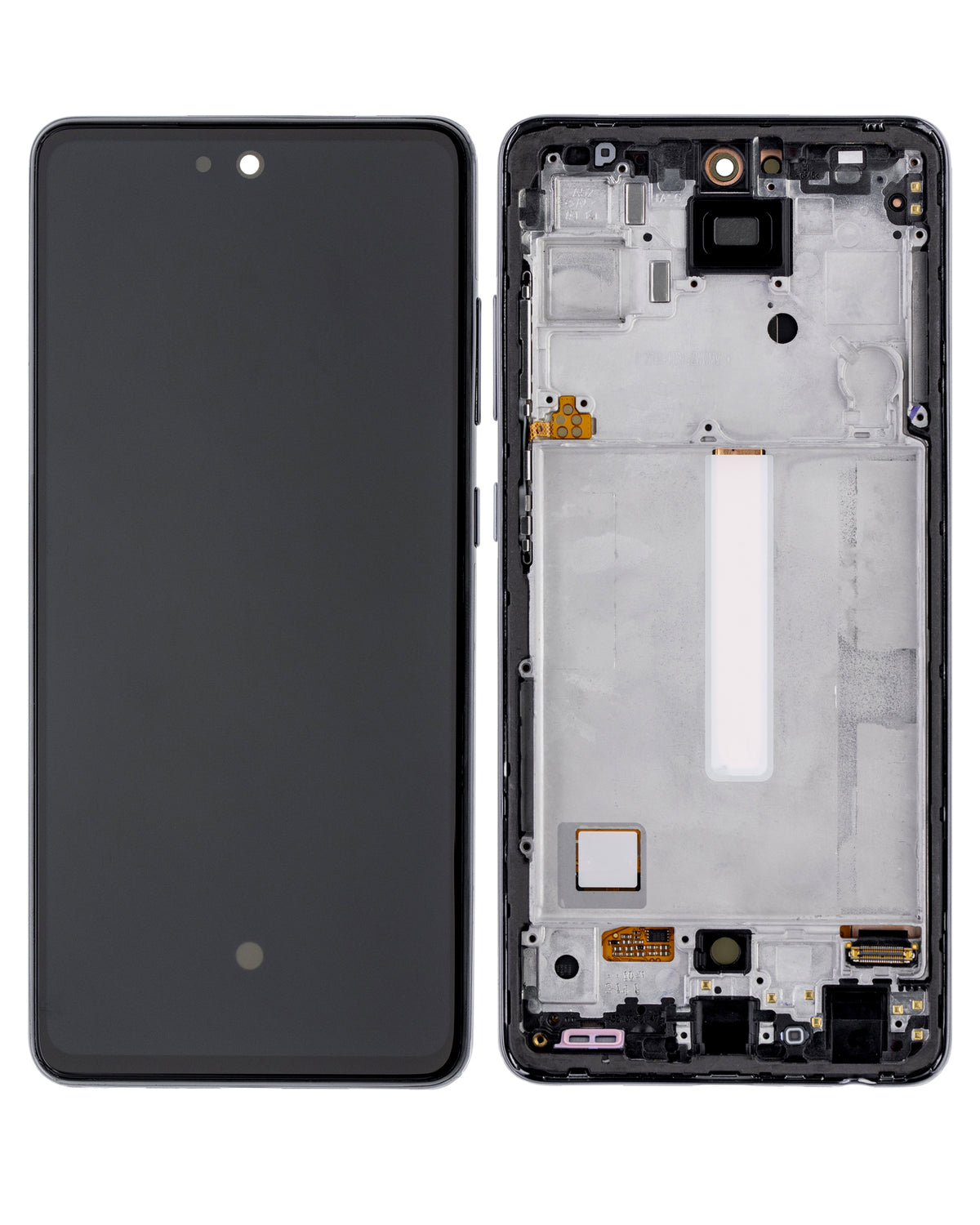 Replacement LCD Assembly With Frame (Without Finger Print Sensor) Compatible For Samsung Galaxy A52 4G (A525 / 2021) / A52 5G (A526 / 2021) / A52S (A528 / 2021) (Aftermarket : Incell) (Awesome Black)