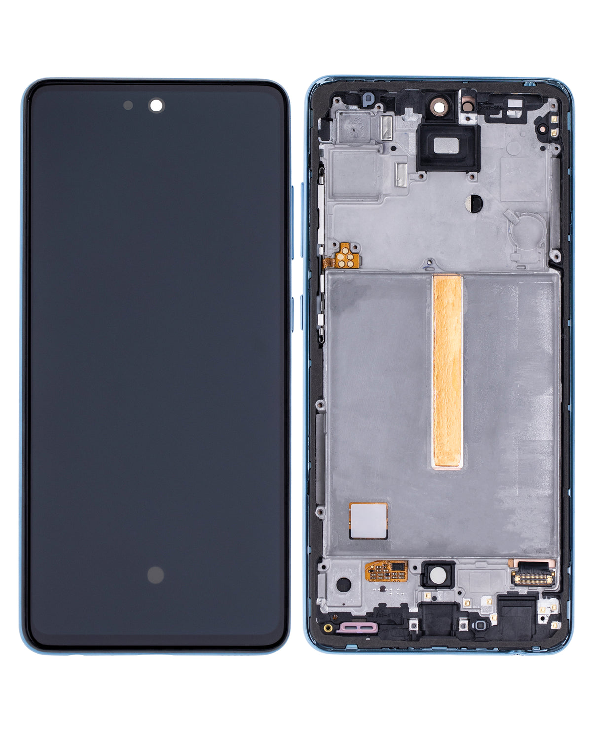 LCD Assembly With Frame (Without Finger Print Sensor) Compatible For Samsung Galaxy A52 4G (A525 / 2021) / A52 5G (A526 / 2021) / A52S (A528 / 2021) (Aftermarket : Incell) (Awesome Blue)