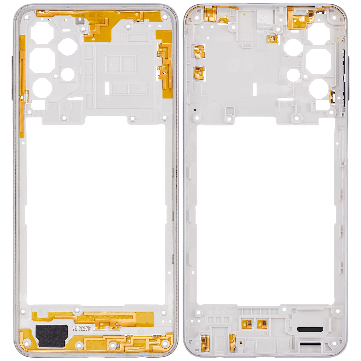 Mid-Frame Housing Compatible For Samsung Galaxy A32 5G (A326 / 2021) (Awesome White)