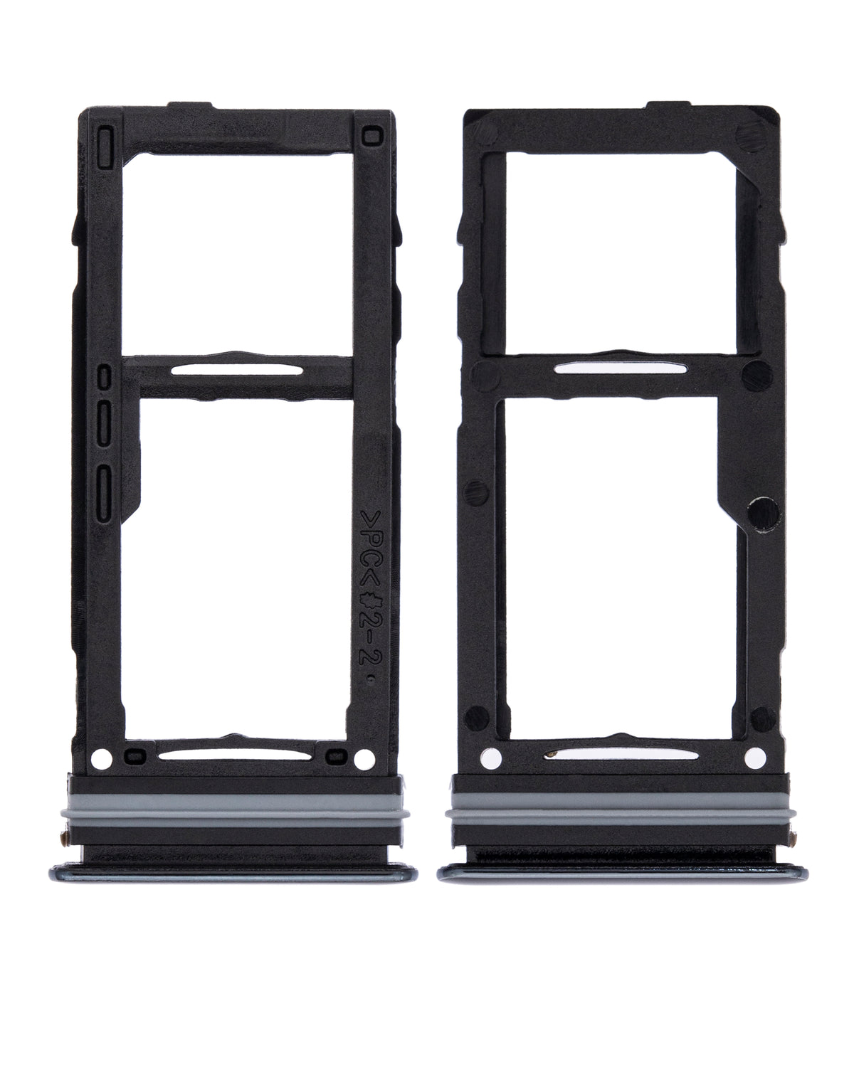 Single Sim Card Tray Replacement Compatible For Samsung Galaxy A72 (A725 / 2021) (Awesome Black)