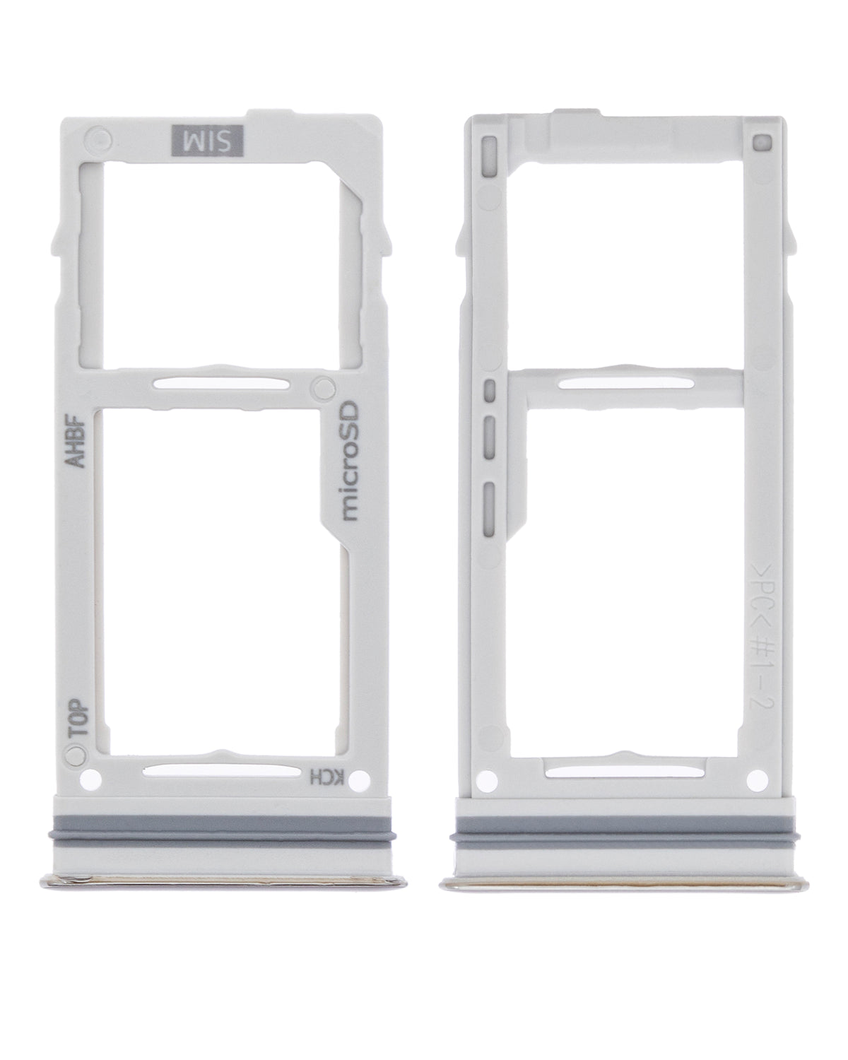 Single Sim Card Tray Replacement Compatible For Samsung Galaxy A72 (A725 / 2021) (Awesome White)