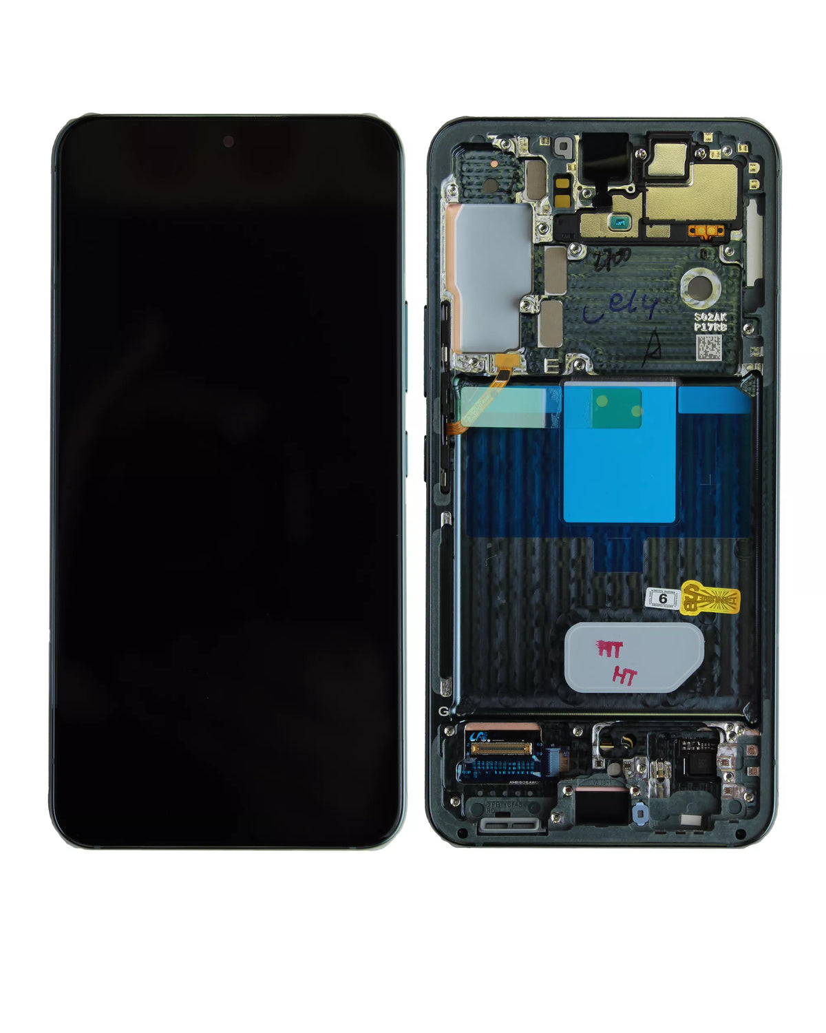 OLED Assembly With Frame Compatible For Samsung Galaxy S22 5G (Service Pack) (Green)