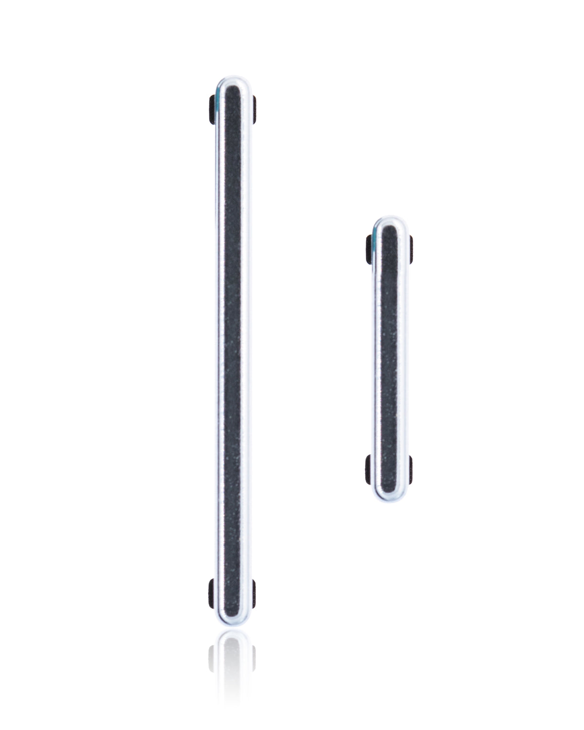 Hard Buttons (Power / Volume) Compatible For Samsung Galaxy S21 Ultra Replacement (Phantom Silver)