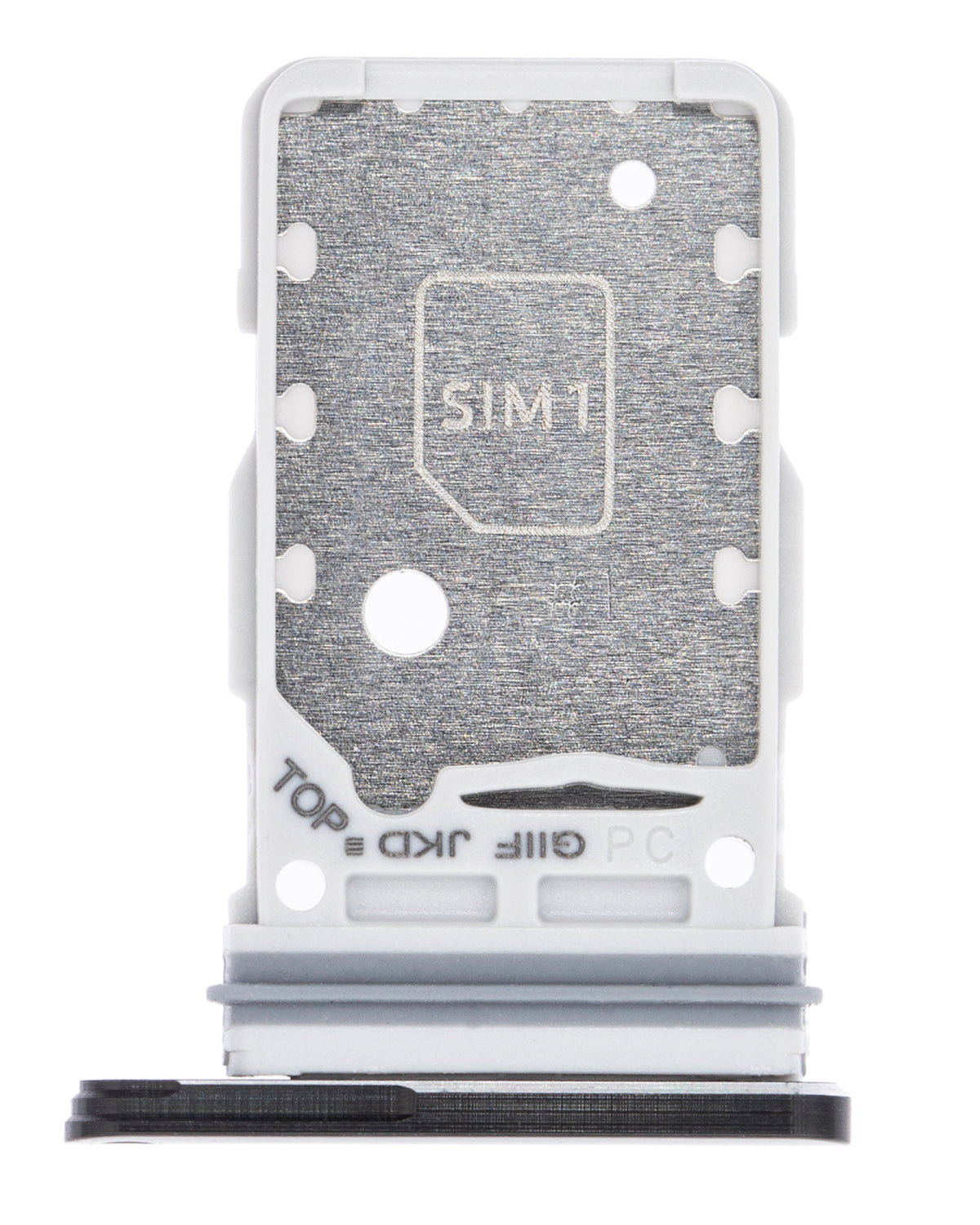 Dual Sim Card Tray Compatible For Samsung Galaxy S21 Ultra Replacment (Phantom Black)