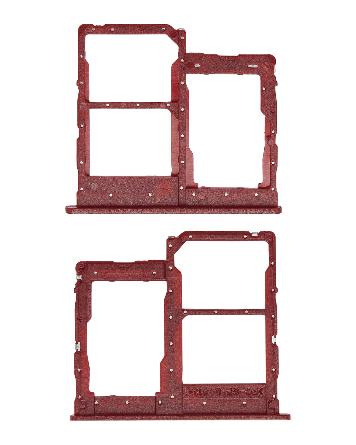 Dual Sim Card Tray Compatible For Samsung Galaxy A01 Core (A013 / 2020) (Red)