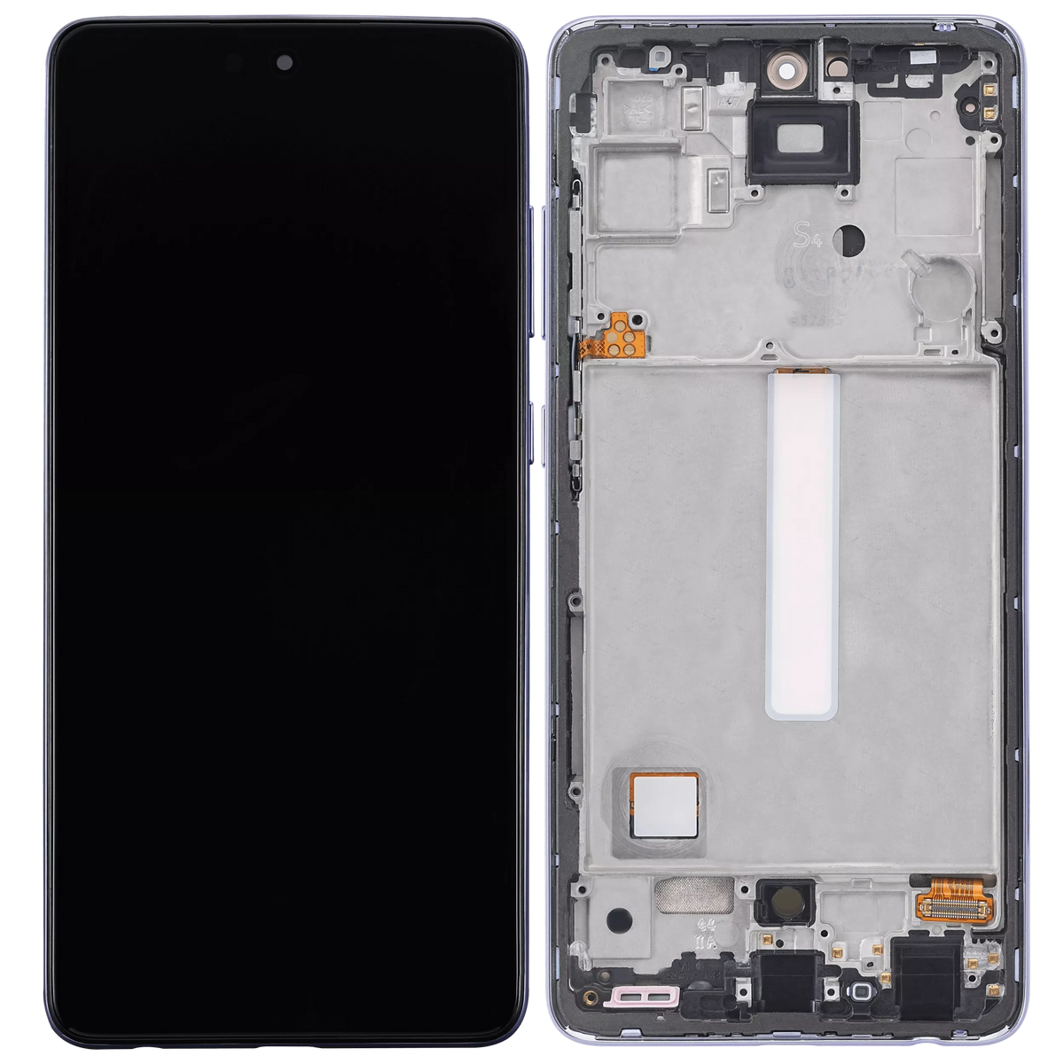 Replacement OLED Assembly With Frame Compatible For Samsung Galaxy A52 4G (A525 / 2021) / A52 5G (A526 / 2021) / A52S 5G (A528 / 2021) (6.46") (Vemake) (Awesome Purple)