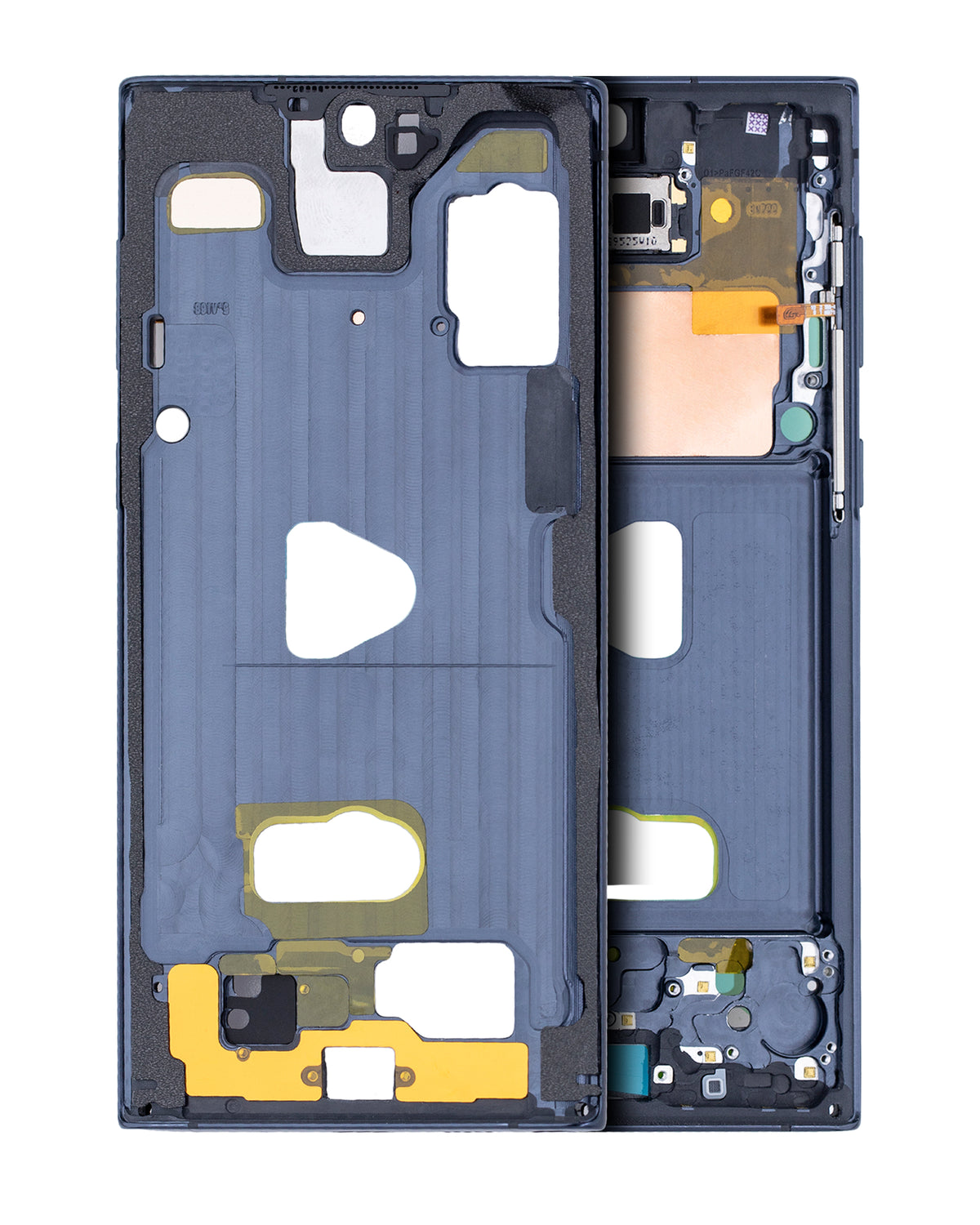 Mid-Frame Housing Compatible For Samsung Galaxy Note 10 Replacement (Aura Black)