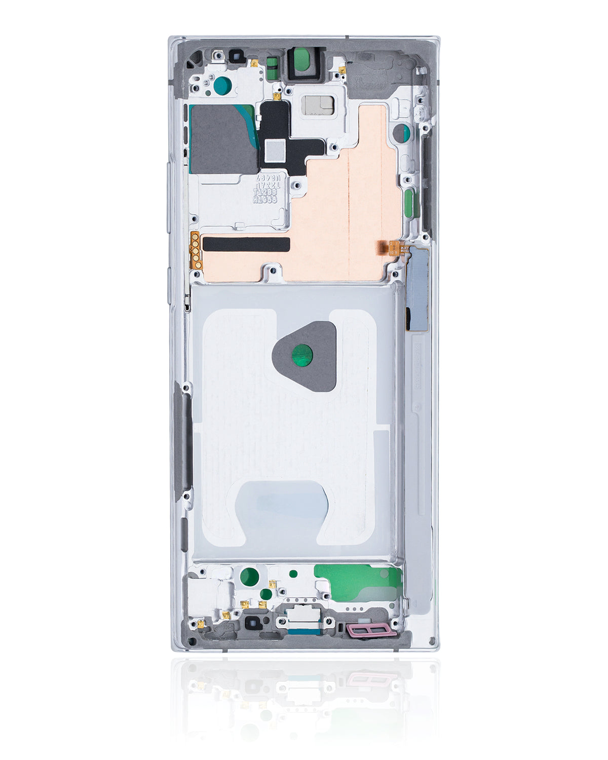 Mid-Frame Housing Compatible For Samsung Galaxy Note 20 Ultra Replacement (Mystic White)