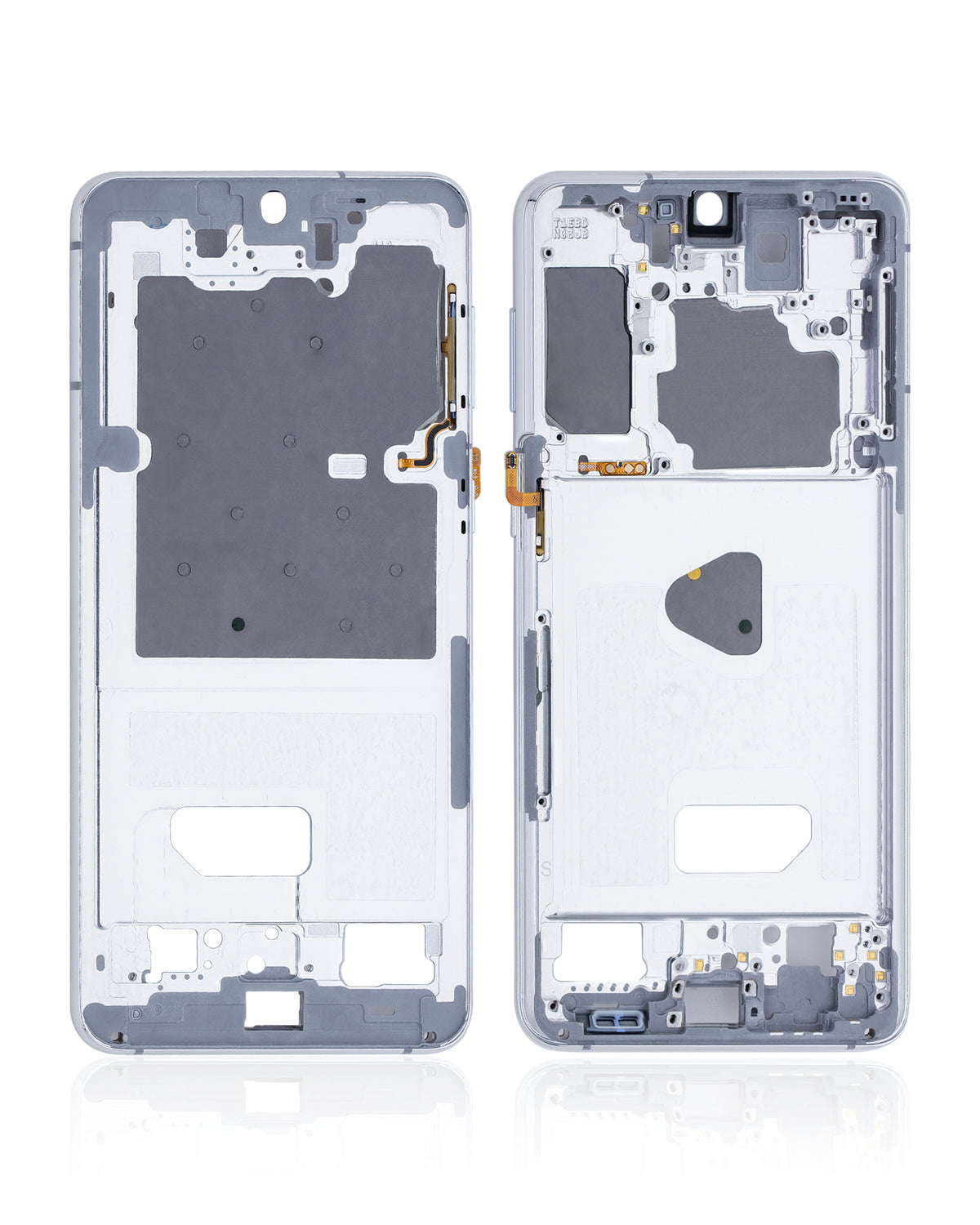 Mid-Frame Housing Compatible For Samsung Galaxy S21 Plus Replacement (Phantom Silver)