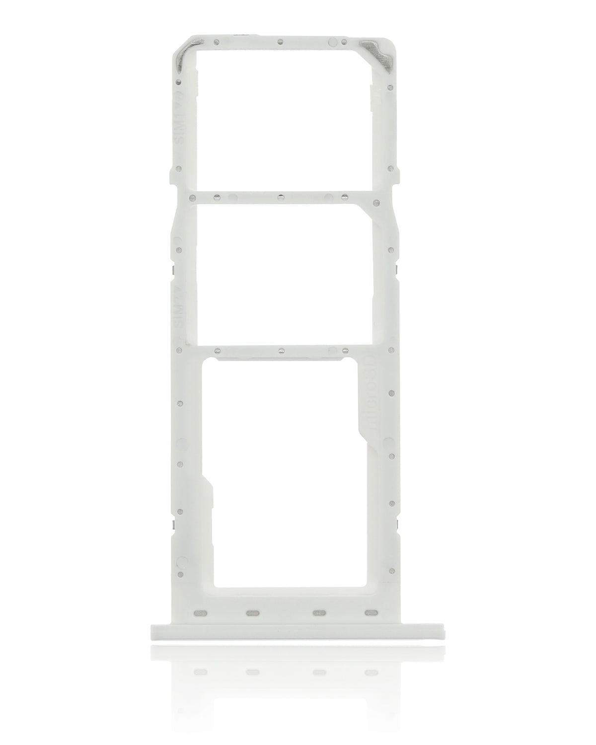 Dual Sim Card Tray Compatible For Samsung Galaxy A03S (A037F / 2021) (White)