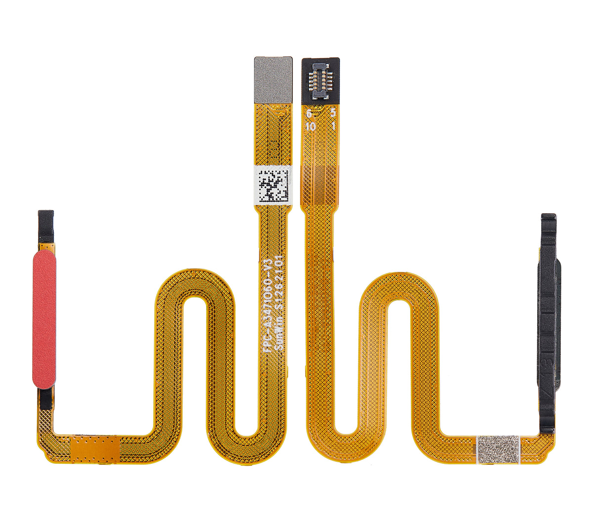 Fingerprint Reader With Flex Cable Compatible For Samsung Galaxy A03S (A037F / 2021) (Red)