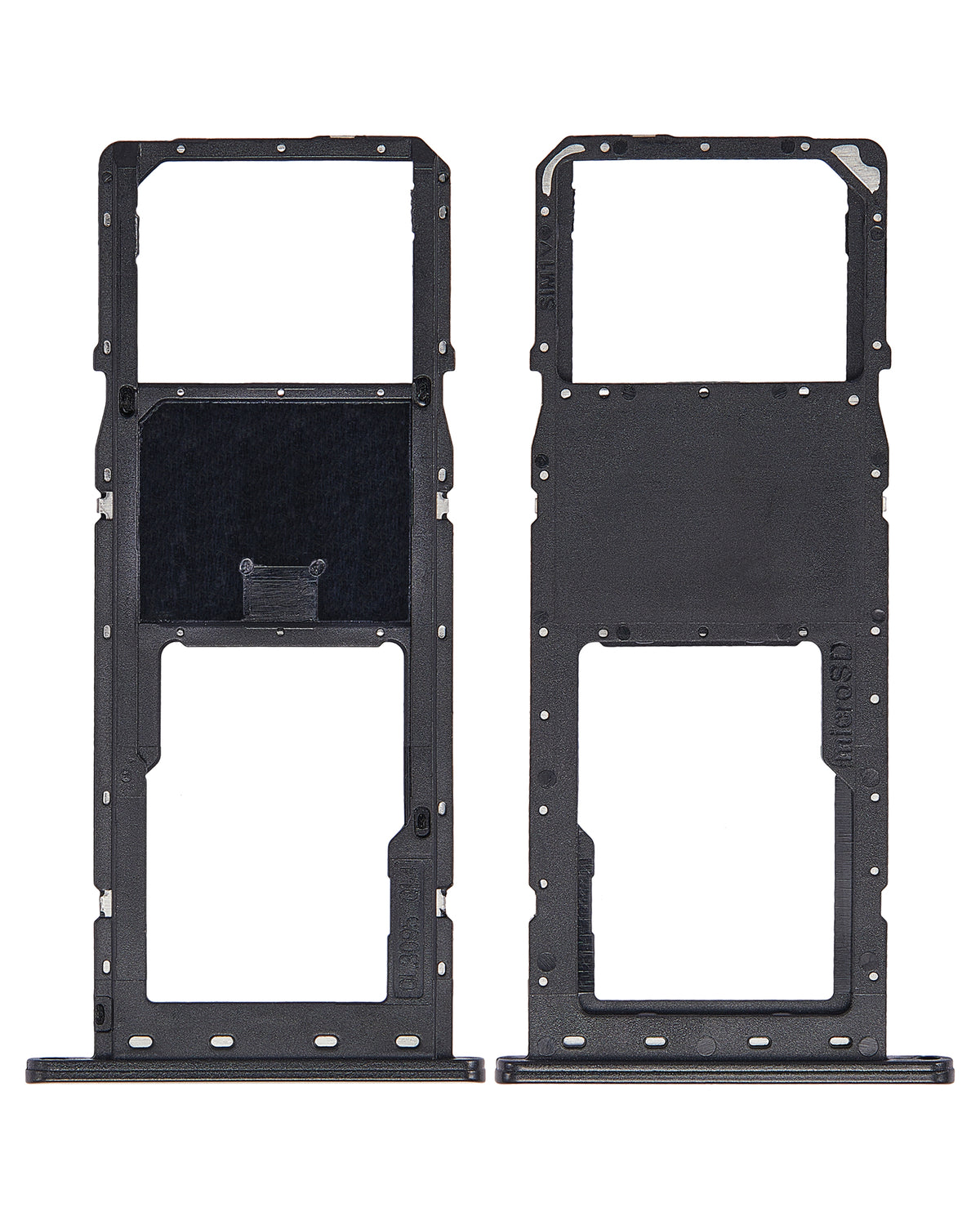 Single Sim Card Tray Compatible For Samsung Galaxy A03S (A037F / 2021) (Black)