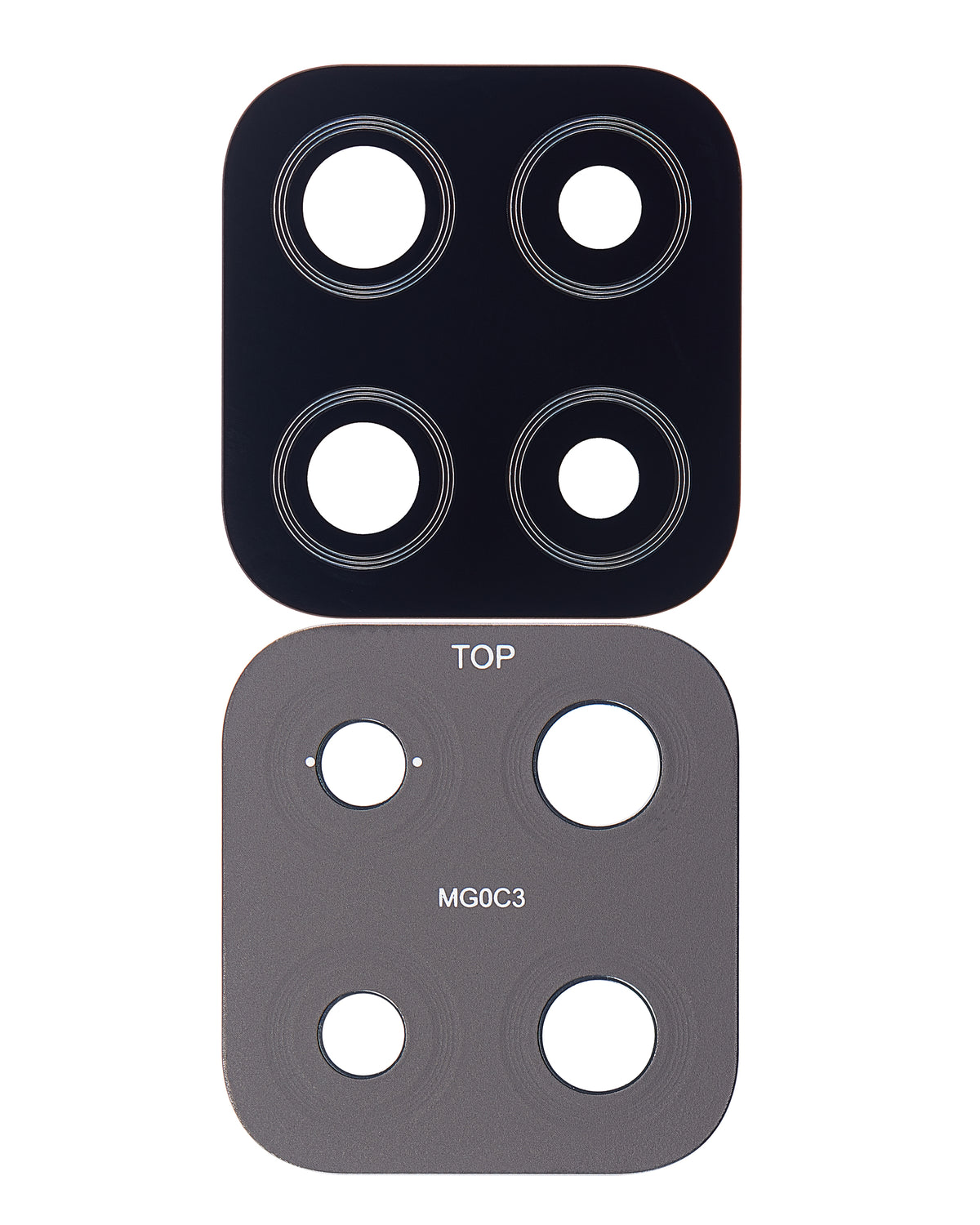 Back Camera Lens (Glass Only) With Adhesive Compatible For Samsung Galaxy A12 (A125 / 2020)