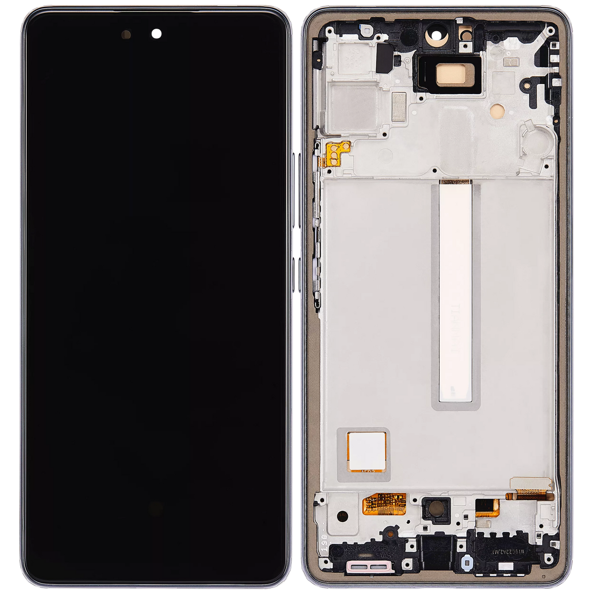 Replacement OLED Assembly With Frame Compatible For Samsung Galaxy A53 5G by Macfactory.in (A536 / 2022) (6.36") (Vemake) (Black)